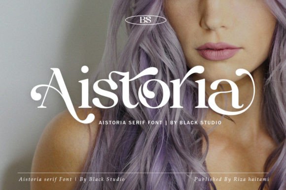 Aistoria: A Feminine Display Font for Crafters & Product Designers
