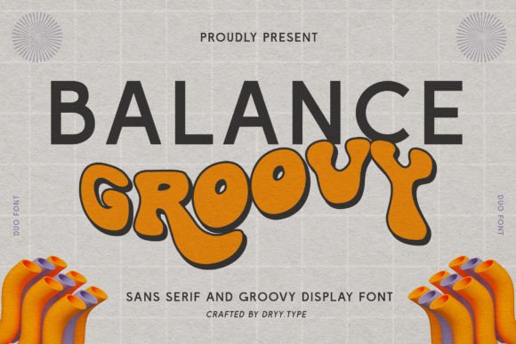 Balance Groovy: A Bold Display Font for Dynamic Web Design