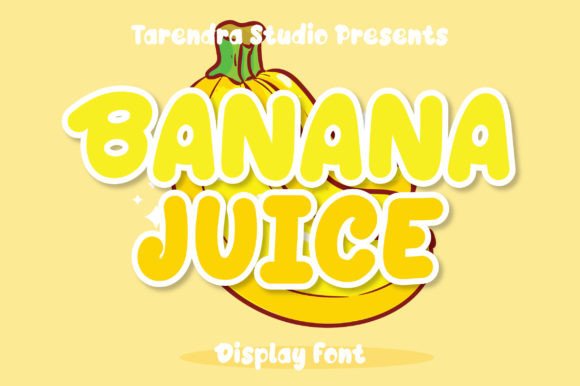 Banana Juice: A Distinctive Display Font for Modern Editorial Design