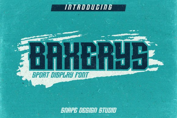 Baxerys: A Bold Display Font That Powers Sport-Inspired Branding