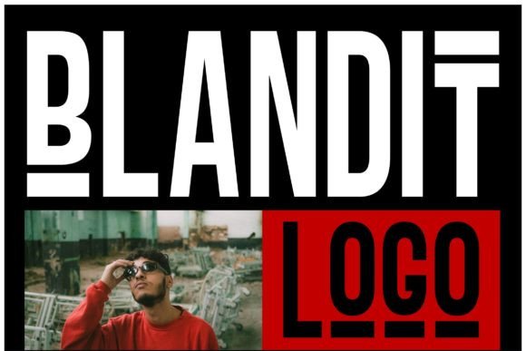 Blandit: A Bold Display Font for Modern Web Design Projects