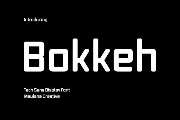 Bokkeh: A Futuristic Display Font for Bold Editorial Design