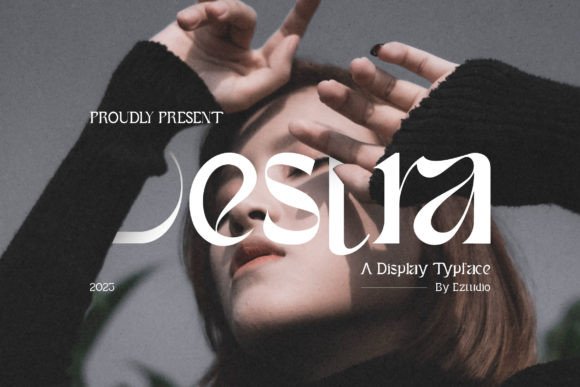 Destra: A Classy Display Font for Makers and Creative Sellers