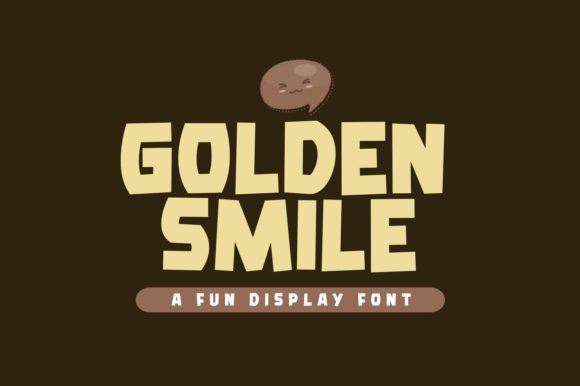 Golden Smile: A Playful Display Font for Editorial Charm