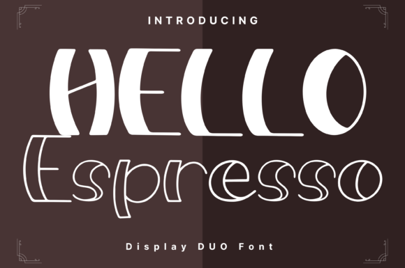 Hello Espresso Style: A Whimsical Handwritten Font for Modern Editorial Design