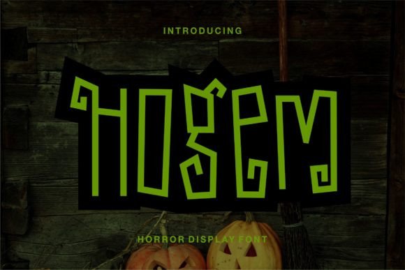 Hogem: A Spooky Display Font That Elevates Horror-Themed Campaigns