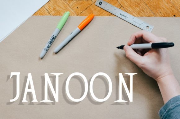 Janoon: A Display Font That Elevates Marketing and Digital Design