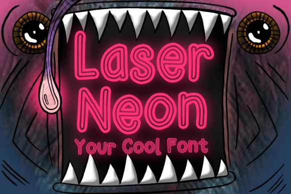Laser Neon: A Display Font That Elevates Brand Identity with Style