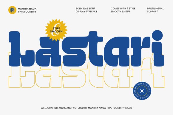 Lastari: A Bold Display Font for Modern Marketing Campaigns