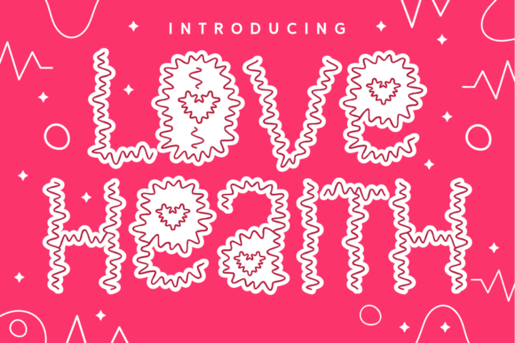 Love Health: A Whimsical Display Font That Elevates Digital Branding