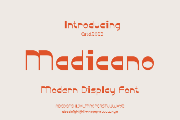 Madicano: A Bold Display Font That Elevates Your Brand