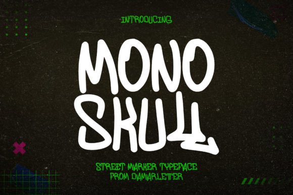 Monoskull: A Chic Display Font That Elevates Campaign Typography