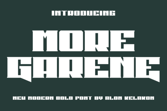 More Garene: A Display Font That Elevates Web Design with Style and Versatility