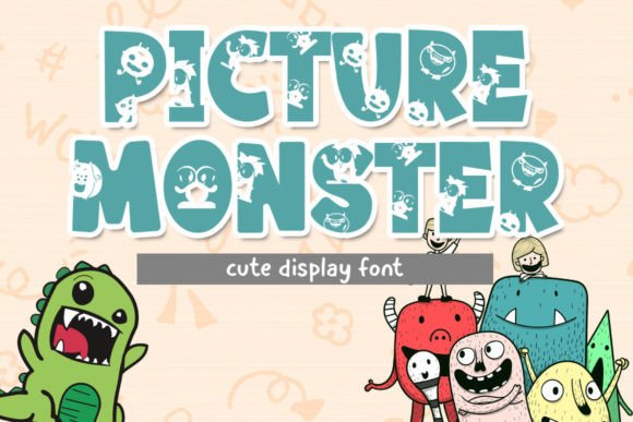 Picture Monster: A Joyful Display Font for Crafters and Makers