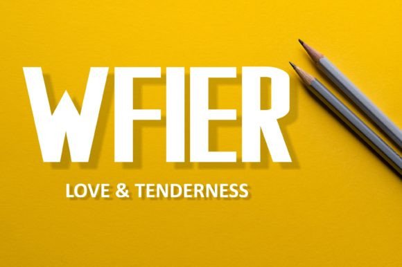 Wfier: A Designer’s Take on This Bold Display Typeface