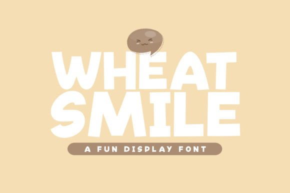 Wheat Smile: A Playful Display Font for Branding That Stands Out