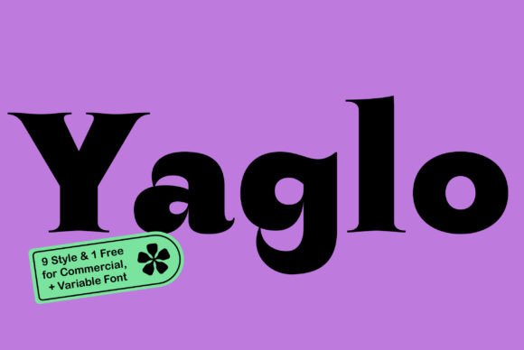 Yaglo: A Rhythmic Display Font for Thoughtful Editorial Design